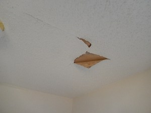 damage- ceiling bed 1